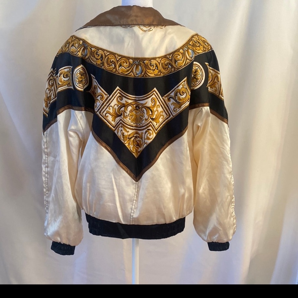 Vintage Women’s John Weitz Jacket Size S Versace Inspired! - Picture 2 of 5